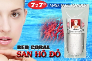 Bột đắp mặt nạ san hô đỏ - Mỹ Phẩm Xuân Lan 727 - Công Ty TNHH Hóa Mỹ Phẩm Xuân Lan 727